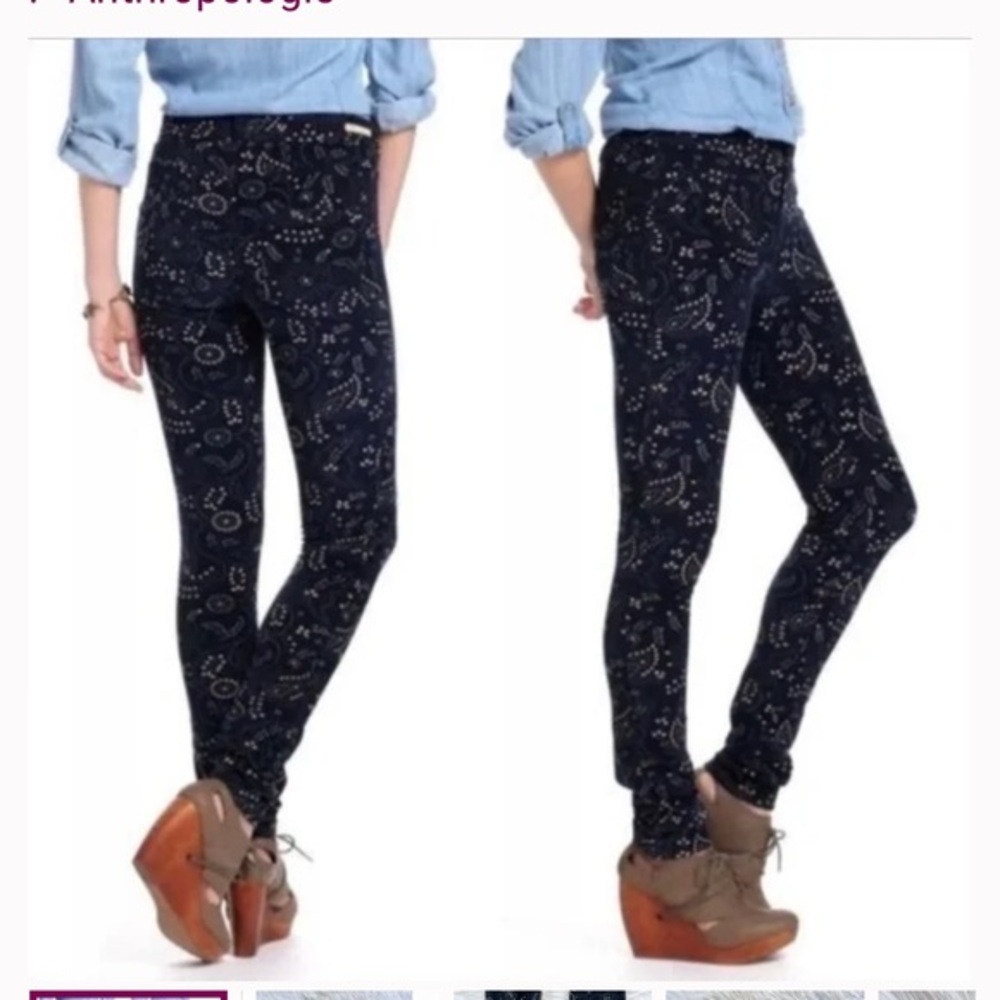 Anthropologie Pilcro tiny corduroy pants size 29 serif‎ skinny